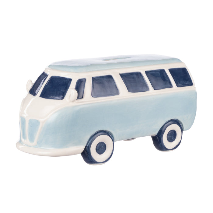 Emporium Combi Money Bank White & Blue