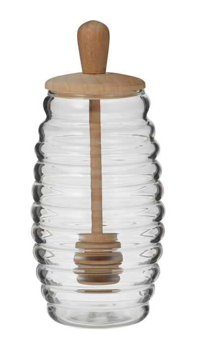 Davis & Waddell Fine Foods Honey Pot & Dipper Clear & Natural