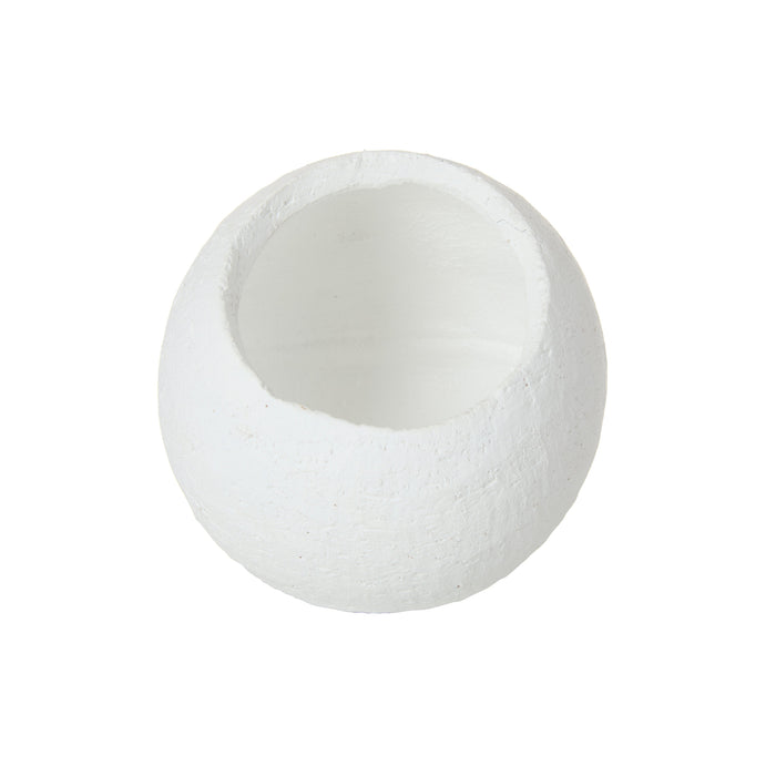 Rogue Ithaca Round Planter Small White