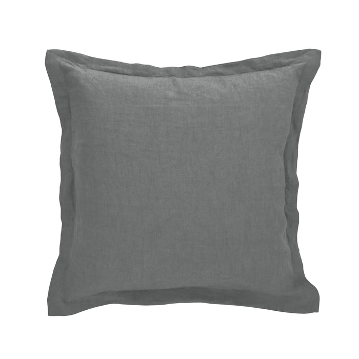 Amalfi Cove Linen Cushion Light Grey