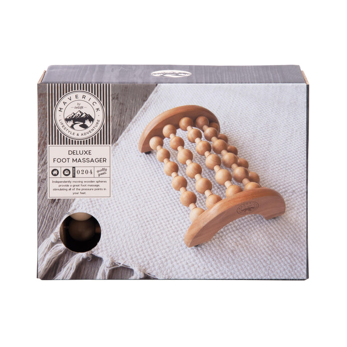 Maverick Deluxe Foot Massager Brown