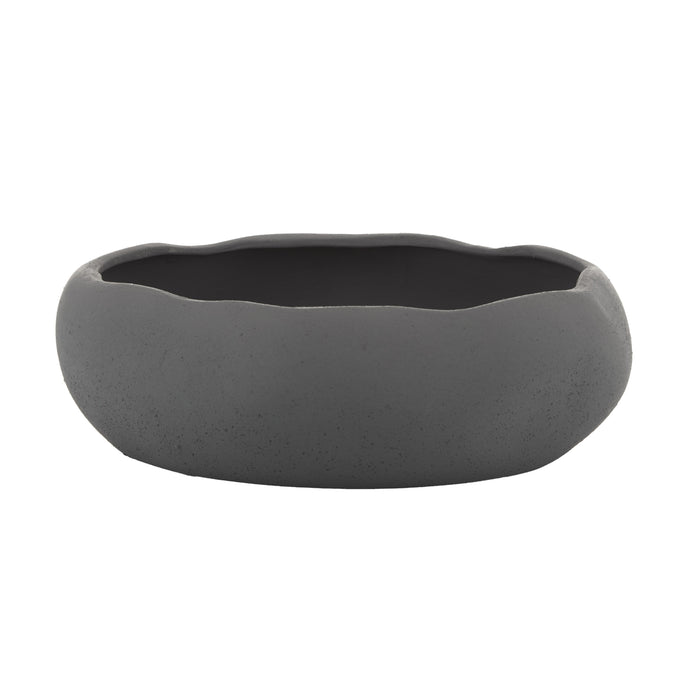 Rogue Lyon Organic Bowl Planter Charcoal