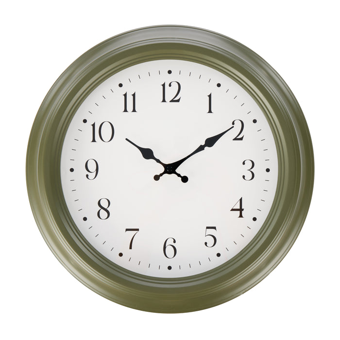 Society Home Marlow Wall Clock Cream & Green