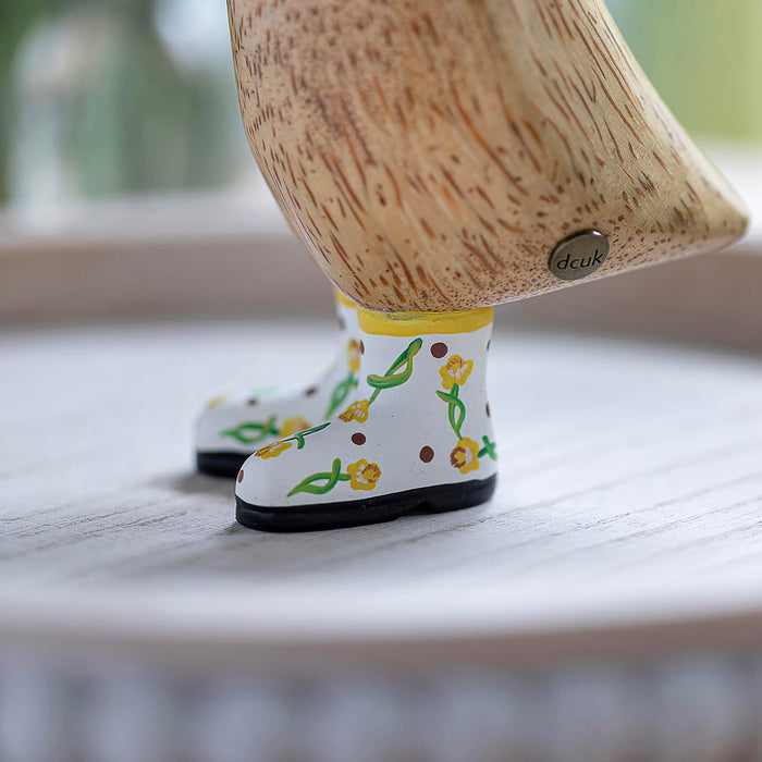 DCUK British Flower Hat and Boots Ducklings Natural Random style