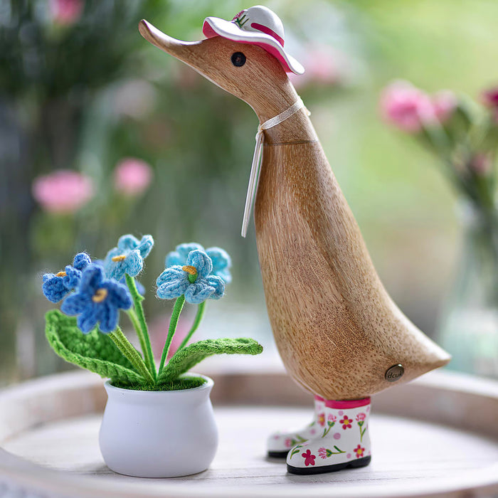 DCUK British Flower Hat and Boots Ducklings Natural Random style
