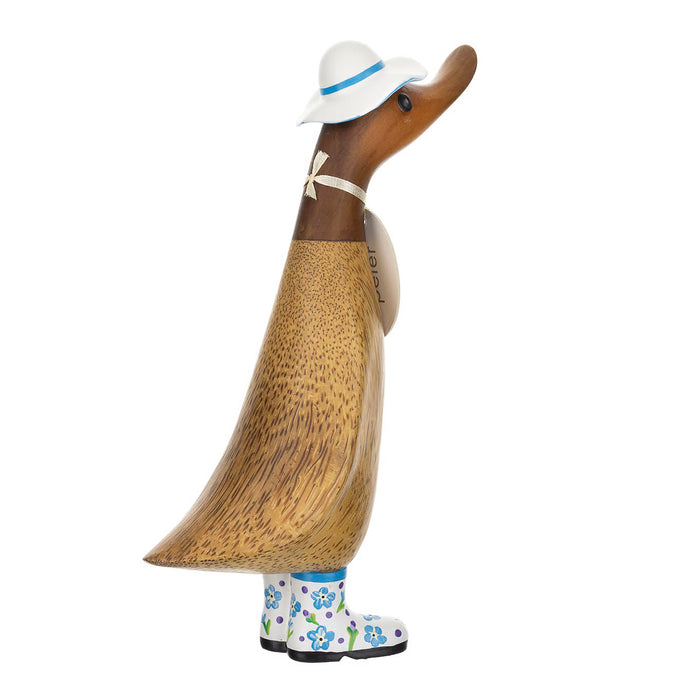 DCUK British Flower Hat and Boots Ducklings Natural Random style