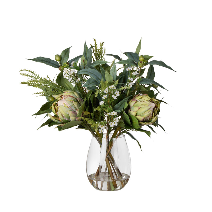 Rogue Grand Protea Native Mix - Claire Vase Green