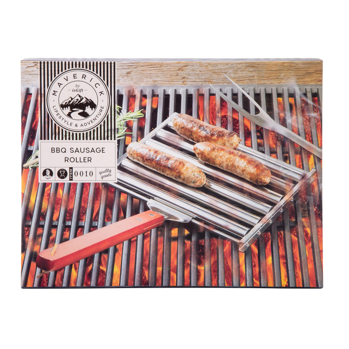 Maverick BBQ Sausage Roller Stainless Steel & Natural
