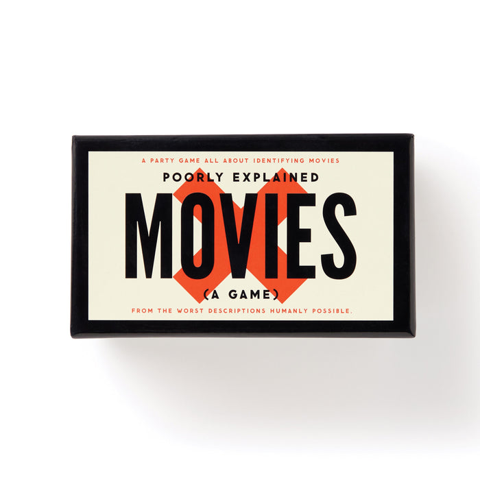 Brass Monkey Poorly Explained Movies Game Multi-Coloured Box