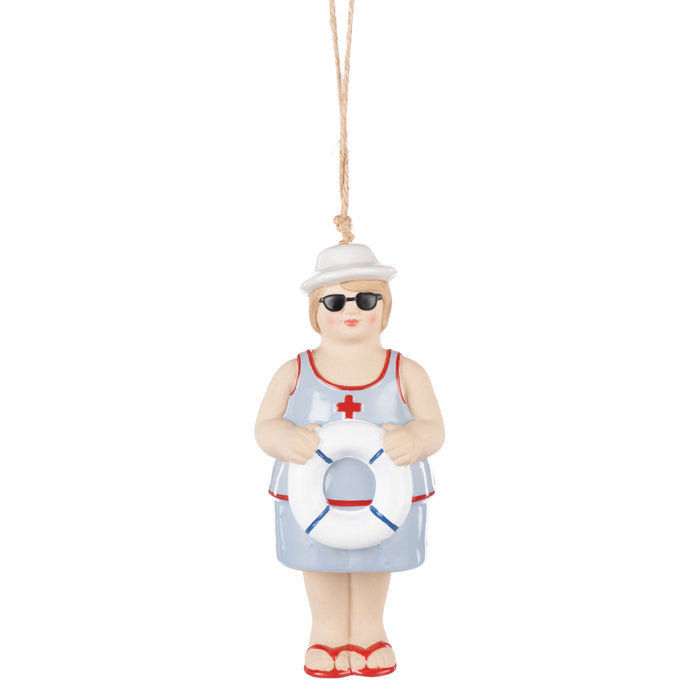 Emporium Mrs Angler Windchime Blue & Red