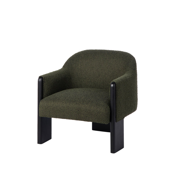 Amalfi Ollie Armchair Green & Black