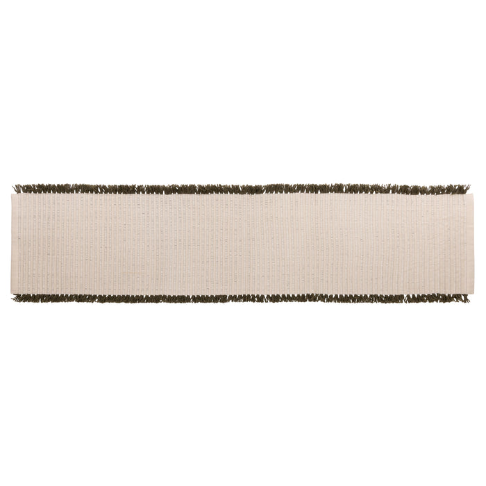 Amalfi Isla Fringe Table Runner Green