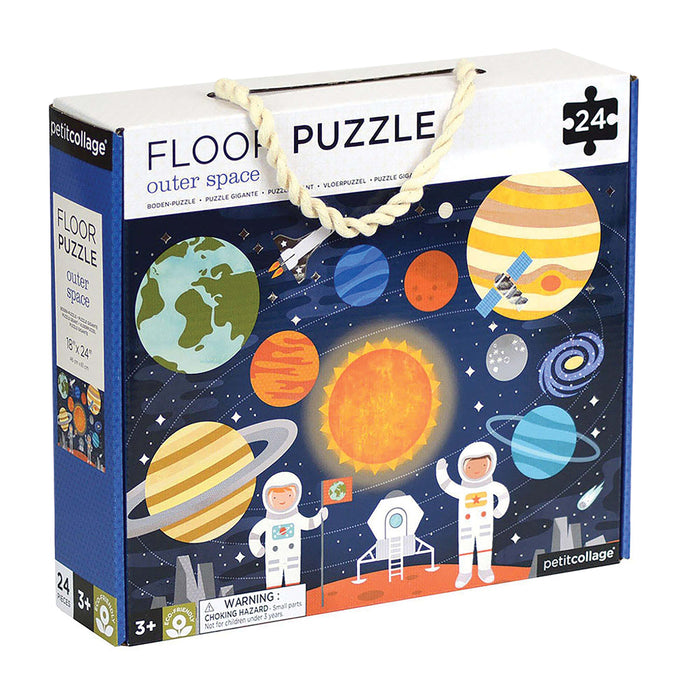 Petit Collage Outer Space Floor Puzzle Multi-Coloured