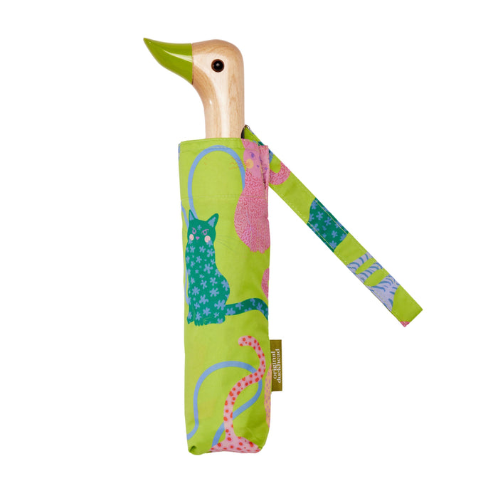 Original Duckhead Duck Umbrella Compact - Arty Cats Lime