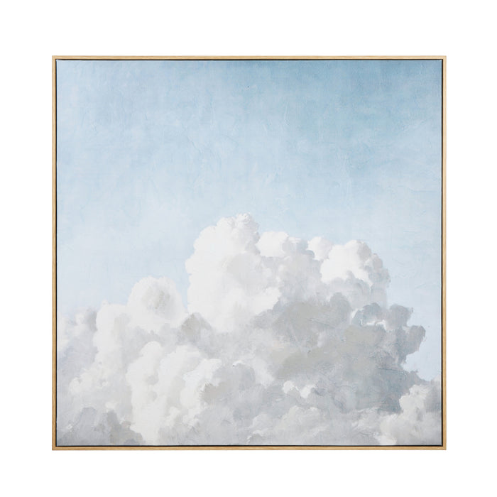 Amalfi Cumulus Hand Painted Wall Art Multi-Coloured