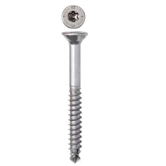 AnchorMark All Timber Screws A4 316 6.0x60mm Stainless Steel TX30  (QTY 500)