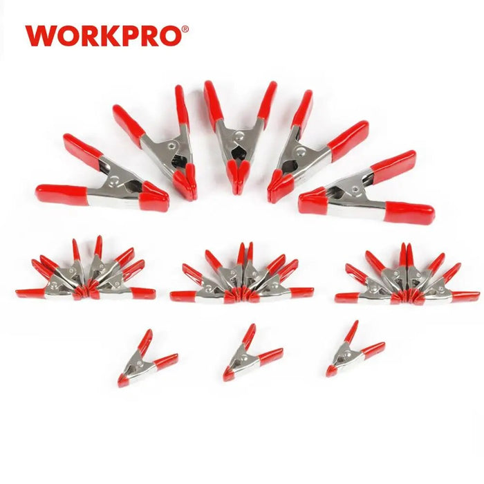 WORKPRO 25mm (1")Spring Clamp Set of 12