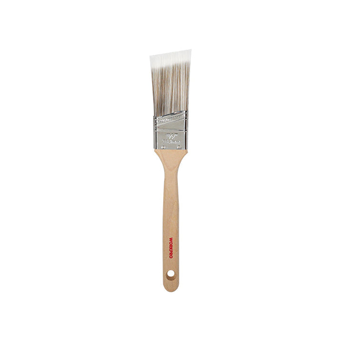 Workpro 38mm（1.5"） Wooden Handle Anglepaint Brushes WP325015 12Pack